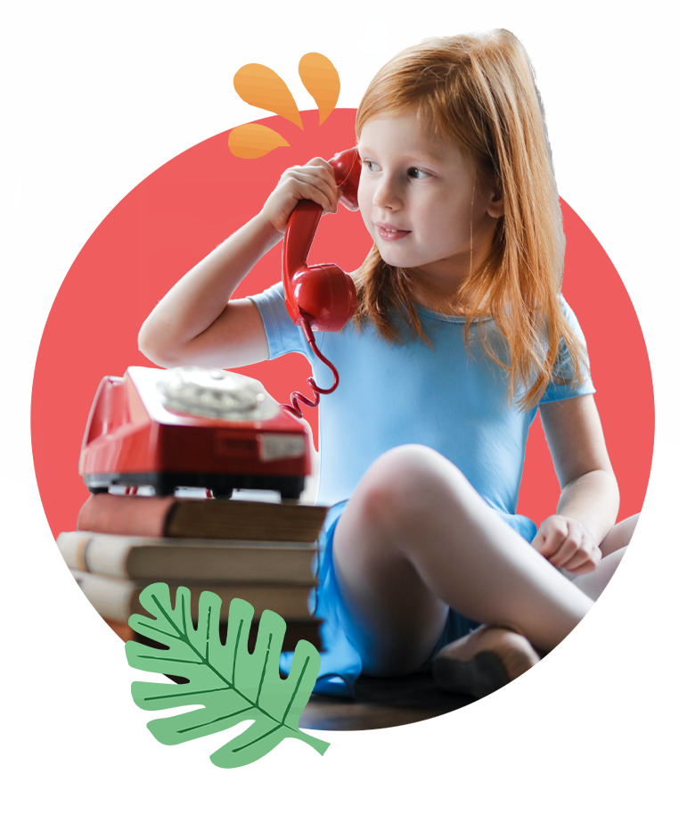 girl holding a red phone posing for best modelling agencies in sydney