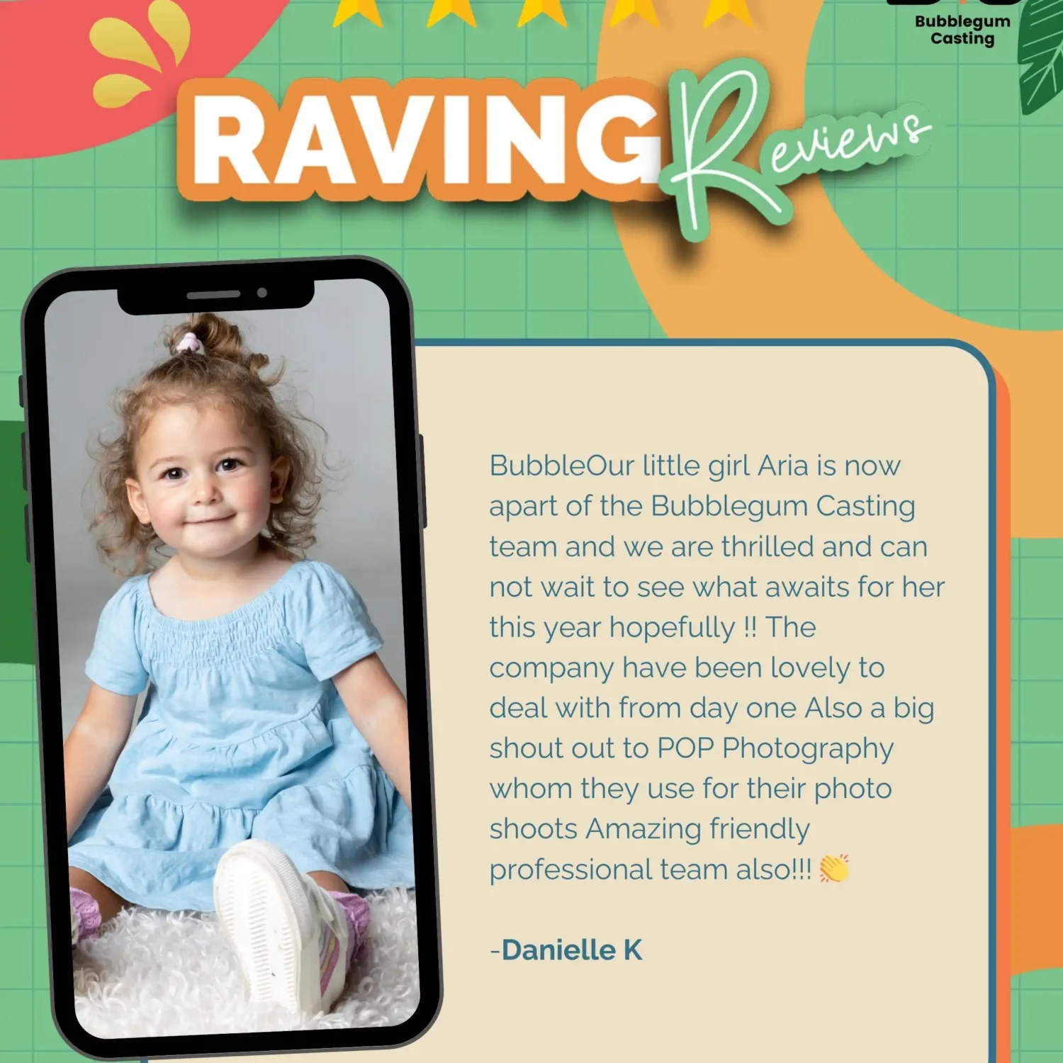 Bubblegum Casting Raving Reviews - Danille